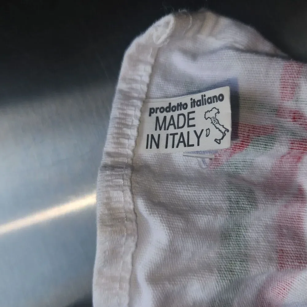 MonviR Italia Map Tea Towel 100% Cotton Multicolor Made in Italy